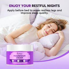BIYSBER magnesium-lotion-application-hands shows easy application for muscle comfort.