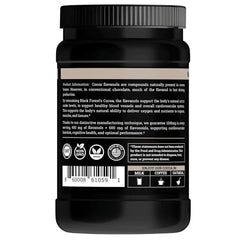 Cocoa powder pouring into shaker from Black Forest container for energy boost