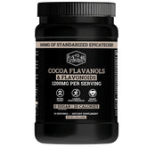 Black Forest High Flavanol Cocoa Powder tub front for premium heart-supporting cocoa