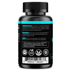 Label details on Black Forest spermidine highlight 99% purity and potency