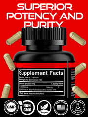 Black Forest Turkesterone label detail emphasizing purity and ingredients.
