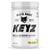 Black Magic Keyz pina colada bottle for post-workout recovery