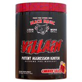 Black Magic Villain bottle pour shows energy boost for workouts