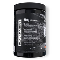 BLACKMARKET DEFY 450mg caffeine matrix for sustained energy and focus