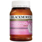 Blackmores Pregnancy & Breastfeeding Gold bottle with 180 capsules for mom and baby support