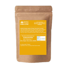 Blessfull Healing mango seed extract powder in bowl ready for mixing.