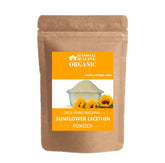 Blessfull Healing sunflower lecithin powder front label for pure ingredient identification