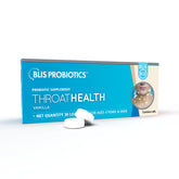BLIS ThroatHealth vanilla lozenges pack for easy daily throat support