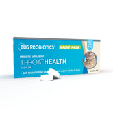 BLIS ThroatHealth vanilla lozenge pack for daily oral probiotic support
