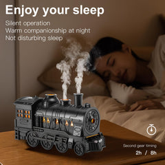 BLOIMP Train Diffuser operating quietly with a peaceful scent in the background.
