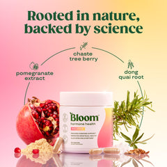 Bloom Nutrition chaste tree berry ingredient for menstrual comfort