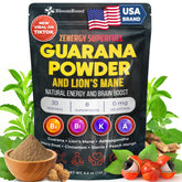 BloomBoost Guarana Powder bottle highlights clean-label energy support.