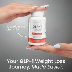 BloomMD GLP-1 Relief capsules ready for daily use and energy support