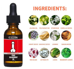 BLSEX Enlarge herbal extracts close-up highlighting nourishing formula.