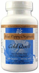Blue Poppy ColdQuell bottle front view highlighting the 10:1 extract for daily wellness