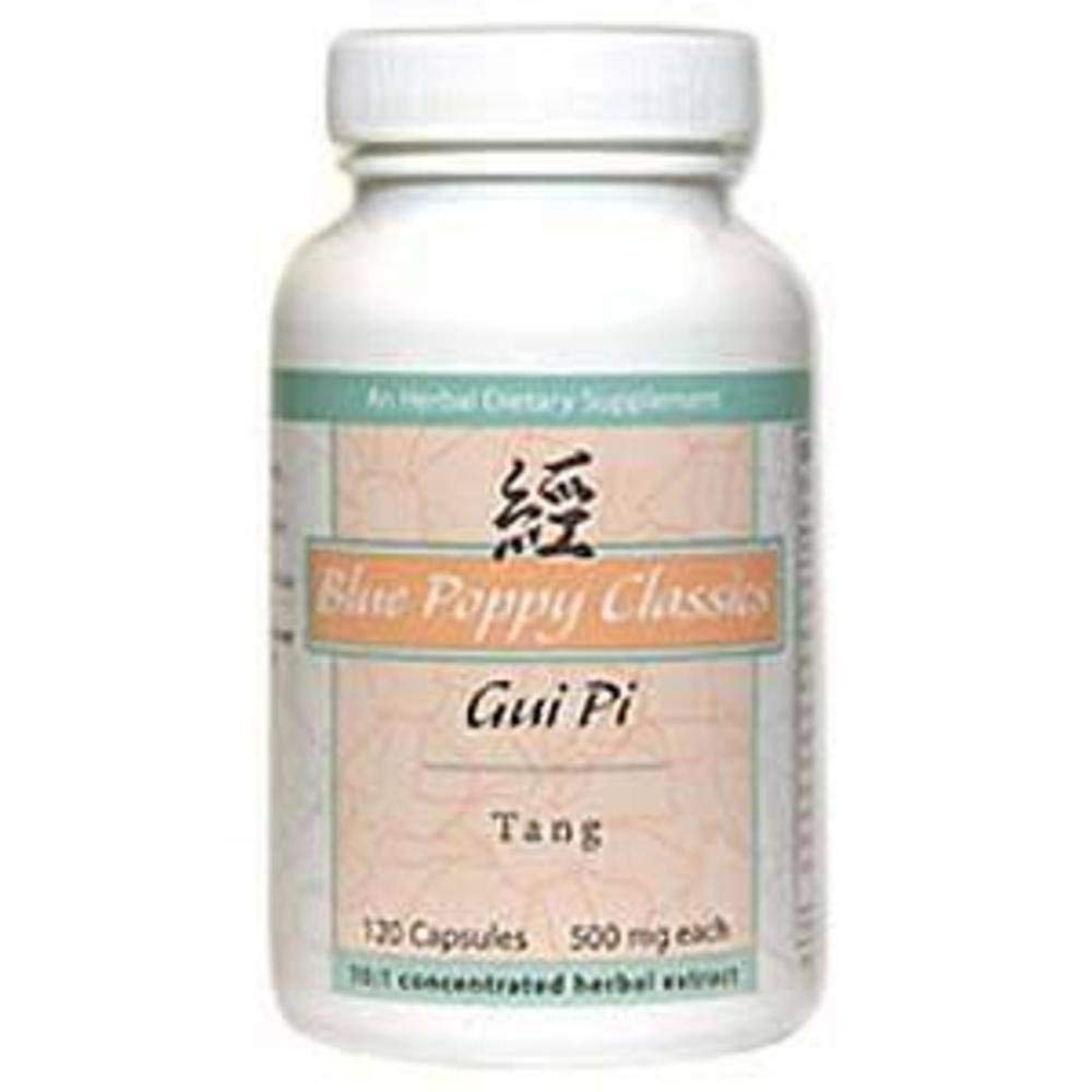 Blue Poppy Gui Pi Tang bottle with capsules for daily wellness support