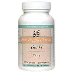 Blue Poppy Gui Pi Tang bottle with capsules for daily wellness support