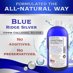 Blue Ridge Silver small-batch craftsmanship shown on packaging