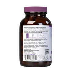 Close-up of BlueBonnet B Complex label showing full spectrum vitamins