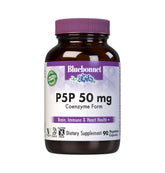 BlueBonnet CellularActive P-5-P 50mg bottle front, vegan supplement for daily use