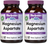 BlueBonnet Magnesium 400mg bottle demonstrates a daily supplement for heart and bone support