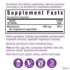 BlueBonnet Magnesium 400 mg pour showing easy daily dosing
