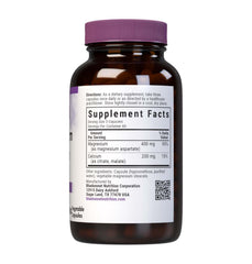 BlueBonnet magnesium and calcium capsules close-up, vegan and allergen-free daily supplement