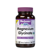 Bluebonnet Magnesium Glycinate 400mg bottle, rapid absorption for daily energy