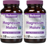 BlueBonnet Magnesium Malate bottle front view for daily energy support.