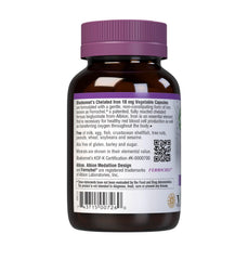 BlueBonnet nutrition label on packaging highlighting allergen-free iron