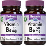 BlueBonnet Nutrition Vitamin B6 bottle for daily energy support