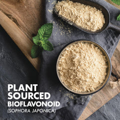 BlueBonnet Rutin label highlights clean nutrition and allergen details.