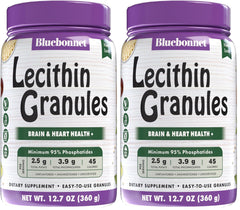 BlueBonnet Super Earth Lecithin Granules bottle for easy smoothie emulsification