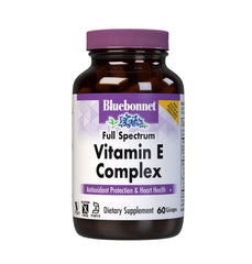 BlueBonnet Vitamin E Licaps front view, vegetarian capsules for easy daily use.