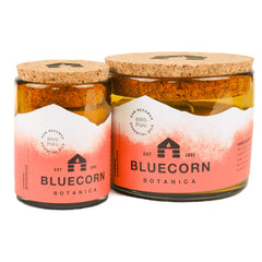 Bluecorn large 3-Wick Candle with cypress-sandalwood aroma adds inviting ambiance