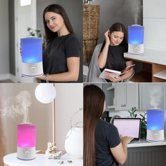 BlueHills diffuser with LED colors for mood lighting and aromatherapy