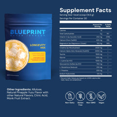 Scoop-dissolve action for Longevity Mix during workouts