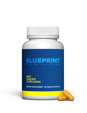 Blueprint Bryan Johnson NAC supplement bottle ready for daily immune support.