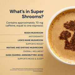 Blueprint Bryan Johnson Super Shroom Coffee bag front conveys easy daily ritual and clean caffeine