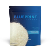 Blueprint Bryan Johnson unflavored collagen powder dissolves cleanly in beverages