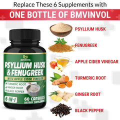 BMVINVOL 6in1 black pepper enhances absorption in a convenient capsule
