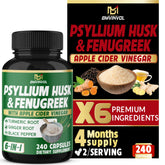 BMVINVOL 6in1 psyllium husk bottle supporting daily digestion