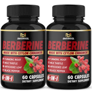 BMVINVOL Berberine bottle with capsules for easy daily use.