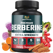 BMVINVOL Berberine HCl capsule close-up for daily wellness routine.