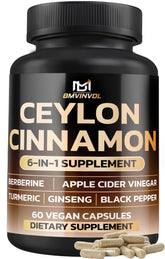 BMVINVOL Ceylon Cinnamon Capsules bottle for daily wellness and convenience.
