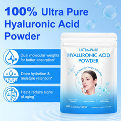 bnHUlMXw Hyaluronic Acid Powder packaging emphasizing safe natural ingredients