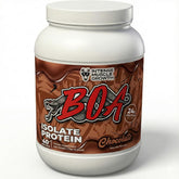 BOA Isolate Chocolate Peanut Butter scoop in a shaker for a smooth post-workout shake