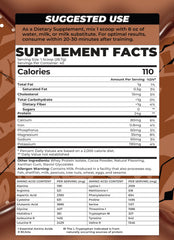 BOA Isolate Vanilla shake in glass, creamy texture after training