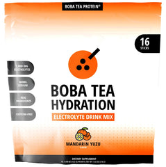 Boba Tea Protein hydration sticks pack for on-the-go refreshment.
