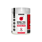 Boba Tea Protein Lychee pre-workout tub ready for a refreshing training session.
